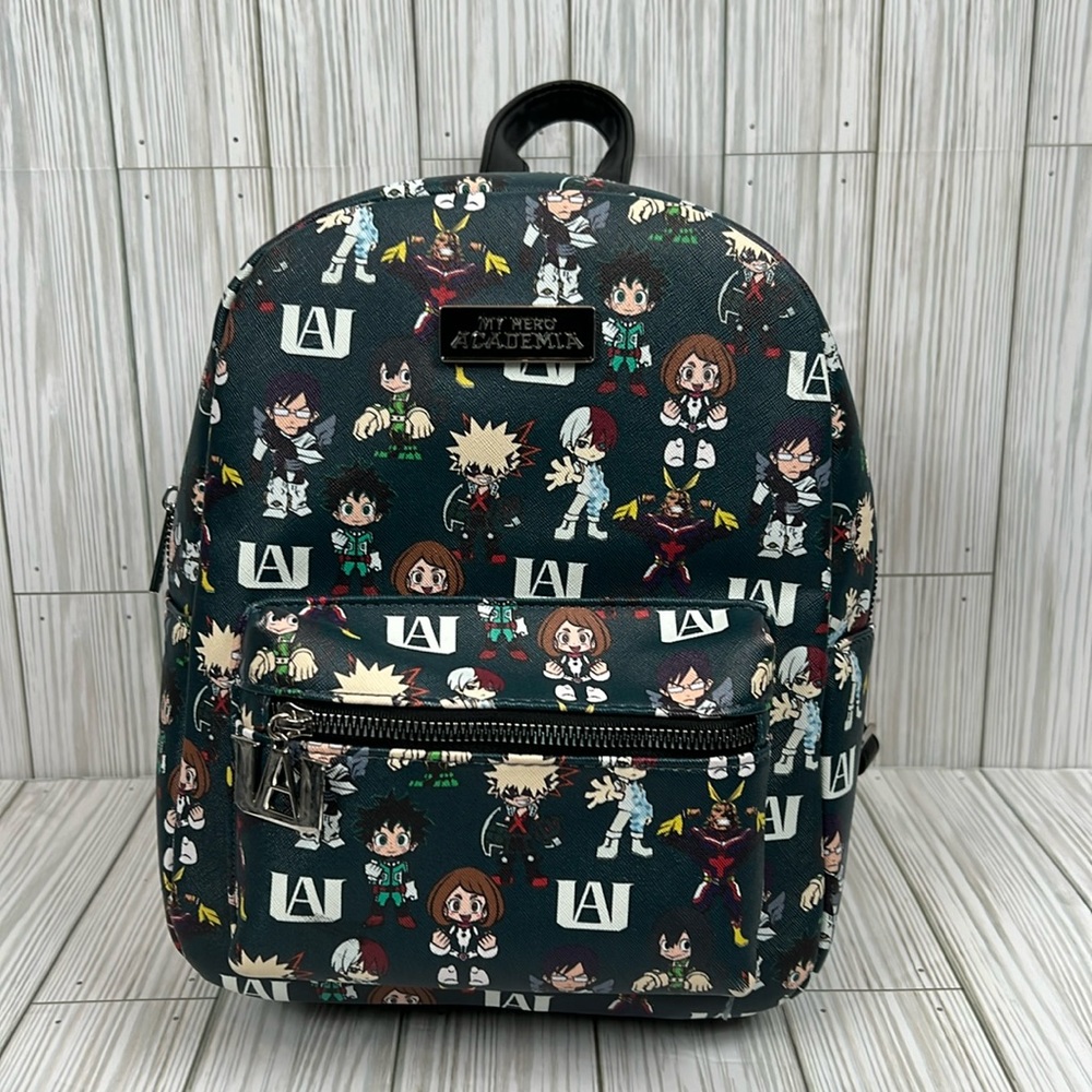 My Hero Academia UA Bioworld Backpack Chibi Characters Anime‎ Mini Bag